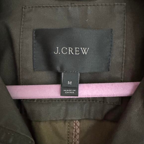 J Crew Downtown Field Jacket Waxed Cotton size M - Picture 4 of 7